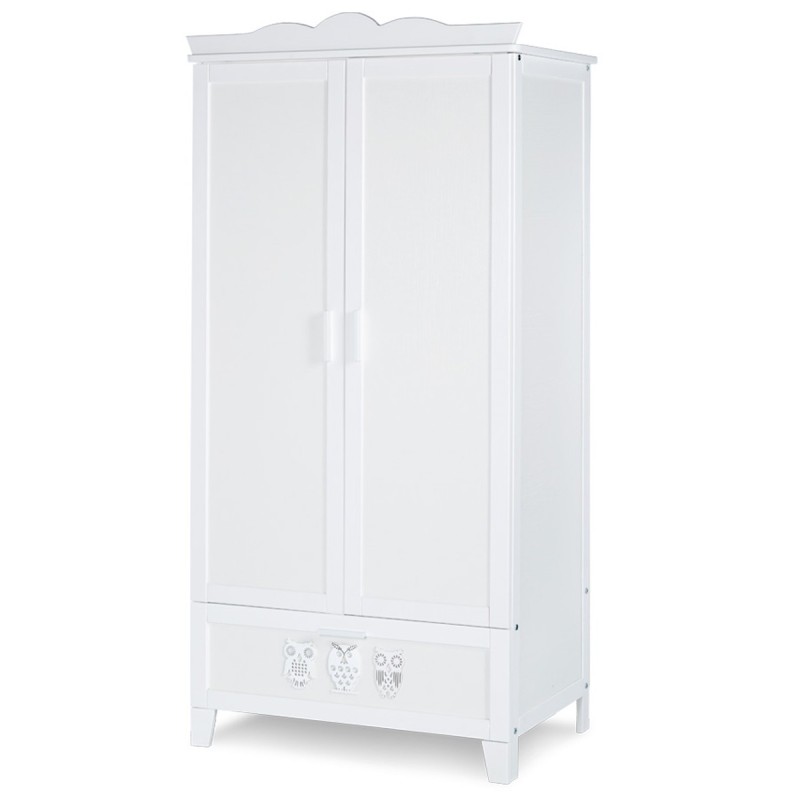 MARSELL Armoire penderie avec un tiroir pour chambre enfant bébé MARSELL Armoire penderie avec un tiroir pour chambre enfant bébé