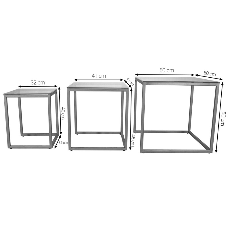 set de tables basses