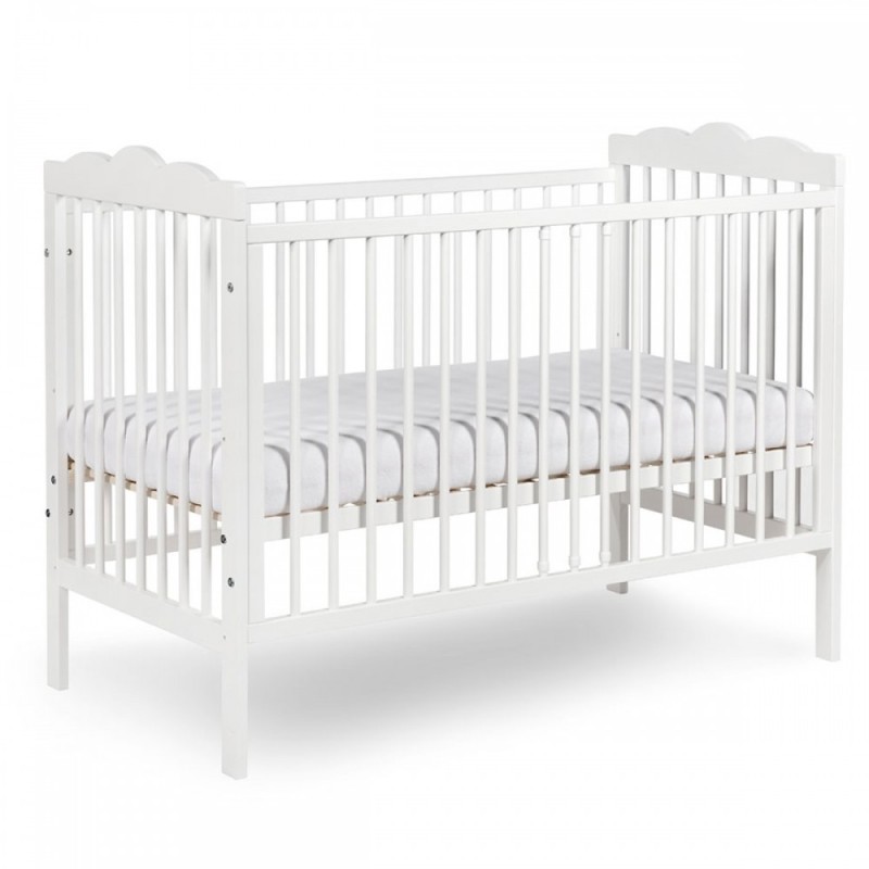 RADEK III Lit bébé à barreaux blanc RADEK III Lit bébé à barreaux blanc