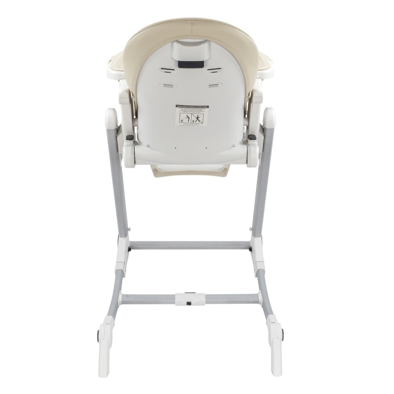 ADELLE Chaise haute à bascule inclinable et pliable avec repose-pieds