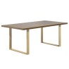 Table noyer pied chêne