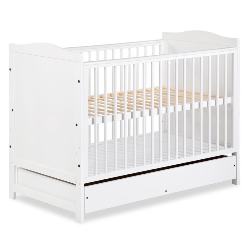 FELIX lit bébé évolutif à barreaux 120X60 avec tiroir FELIX lit bébé évolutif à barreaux 120X60 avec tiroir